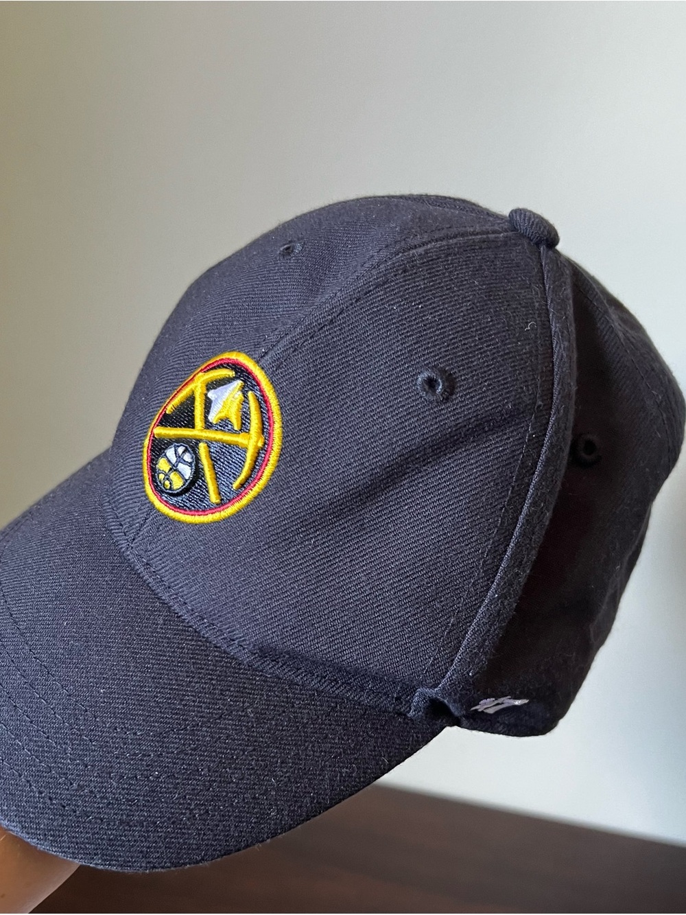 Kidโs Denver Nuggets 47 Brand Clean Up Adjustable Hat